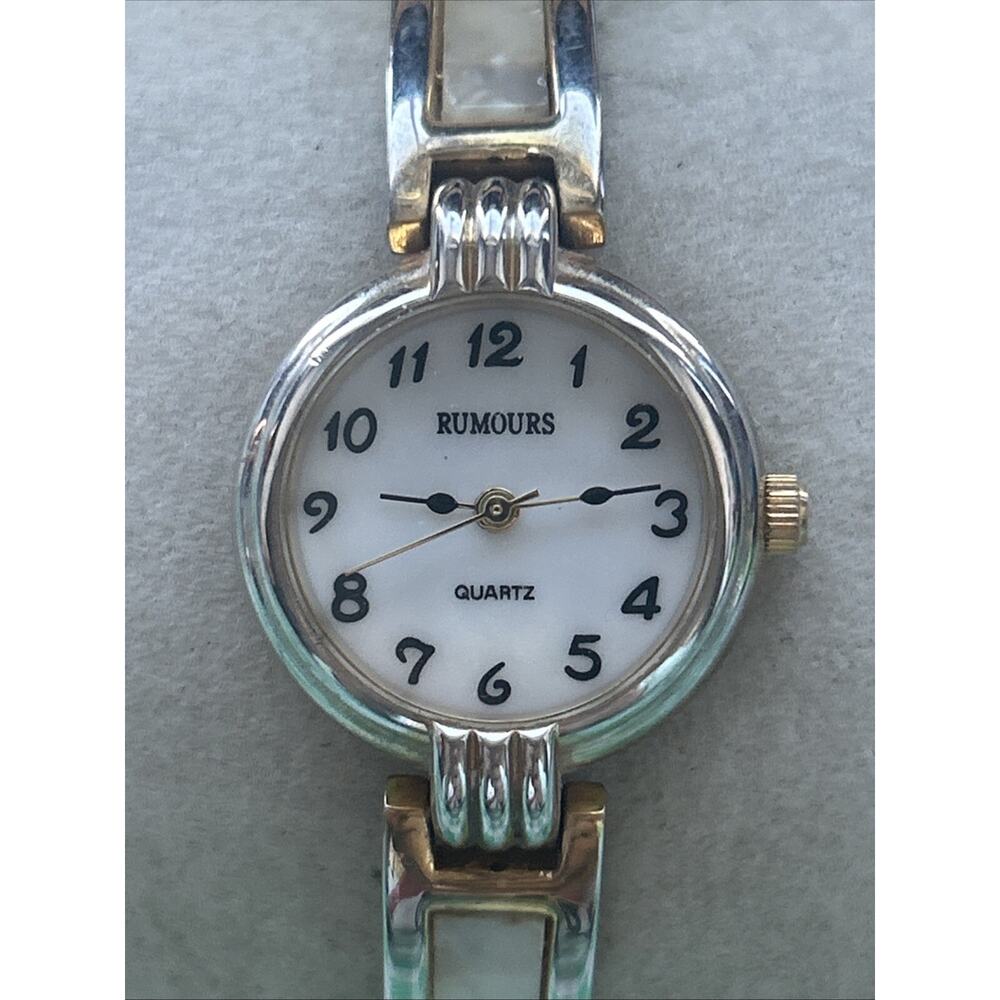 Rumours Two Tone MOP Band Women’s Quartz Watch
